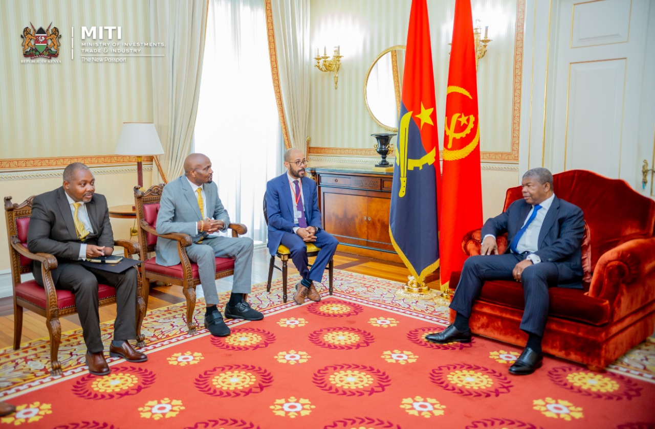 Kenya and Angola bilateral, regional and continental issues and the ongoing peace initiatives.