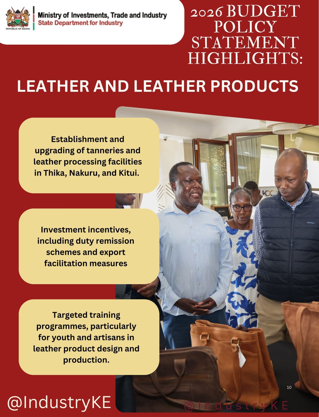 LEATHER AND LEATHER PRODUCTS 
