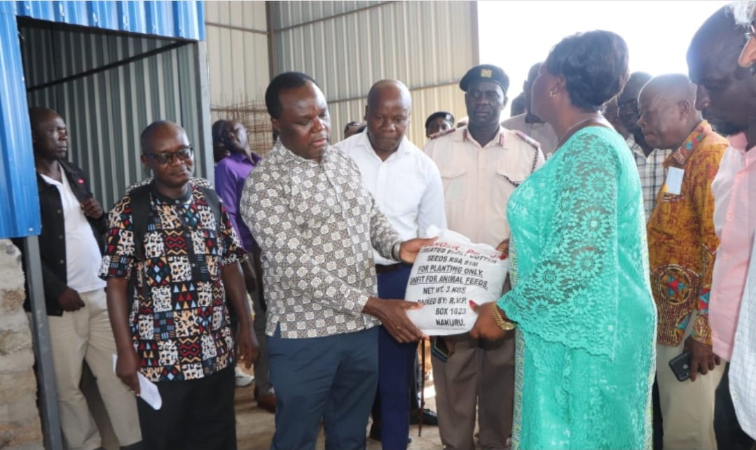 State distributes Sh3m BT cotton seeds to promote production in Homa Bay