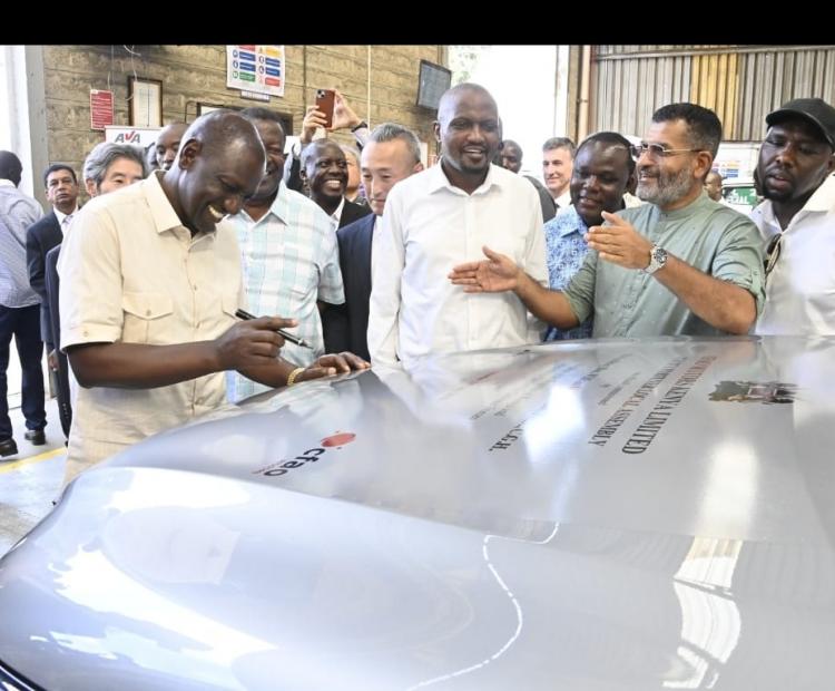 KENYA LAUNCHES TOYOTA FORTUNER ASSEMBLY PLANT IN MOMBASA.